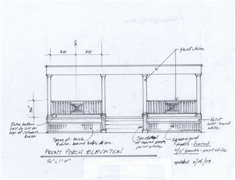 Construction drawings and details for interiors. Design in the Woods: Pretty Vintage Porches