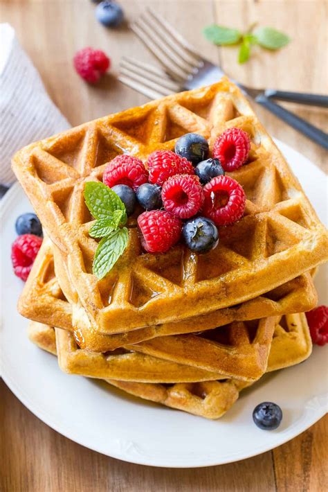 Fluffy Protein Waffles Recipe Keto Friendly Healthy Fitness Meals