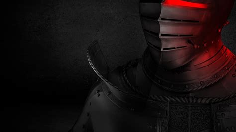Wallpaper Black Video Games Monochrome Knight Red