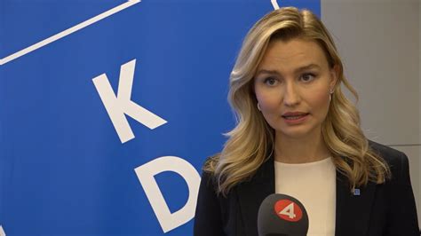 Ebba Busch Kd Därför Bör Löfven överväga Att Avgå Nyheterna Tv4