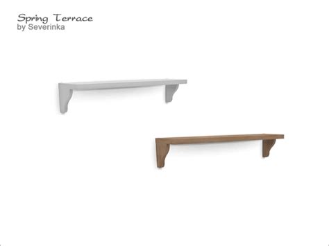 The Sims Resource Spring Terrace Wall Shelf
