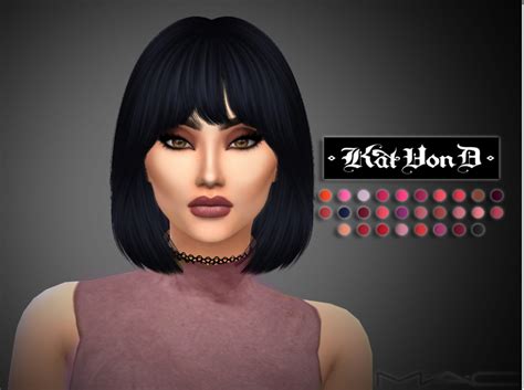 Bluesnow Sims 4 Cc Finds Makeup 1 Lipstick