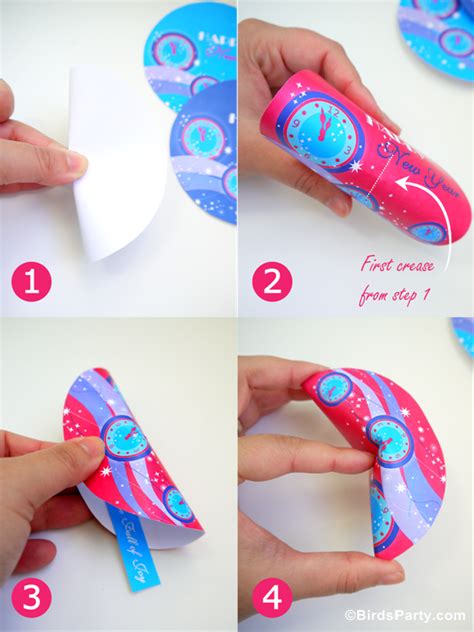 New Years Eve Party Diy Paper Fortune Cookies Party Ideas Party