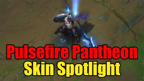 Pulsefire Pantheon Skin Spotlight Pbe League Of Legends 4k Youtube