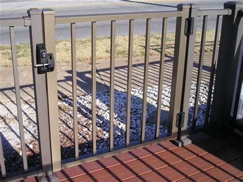 If you haven't yet purchased the westbury aluminum railing that you will use with your stair crossover post kit , head on over to mmc fencing & railing. Tuscany C10 Railing 36" x 42" Gate - MMC Fencing & Railing