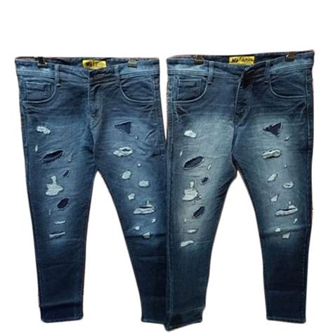 Denim Mens Casual Wear Ripped Jeans Waist Size 30 36 At Rs 510piece