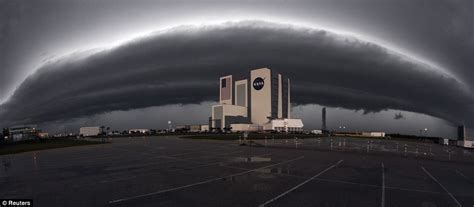 Lucky Its Not Launch Day Giant Cloud Capes Canaveral As Lightning