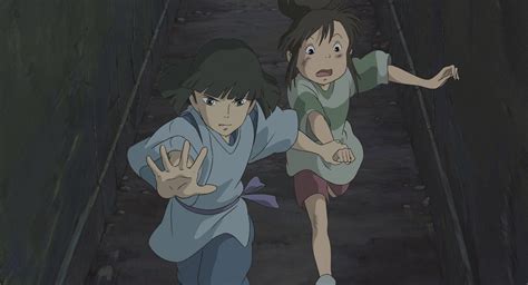 Download Haku And Chihiro Running Spirited Away Desktop Wallpaper