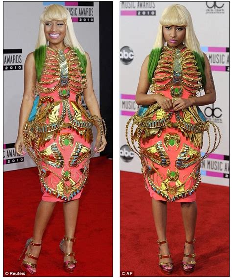 Galleries Magazine Did She Just Spot Her Reflection Quirky Rapper Nicki Minaj Turns Heads In A