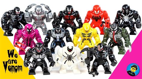 Custom Marvel Minifigures Super Heroes Agent Anti Venom On