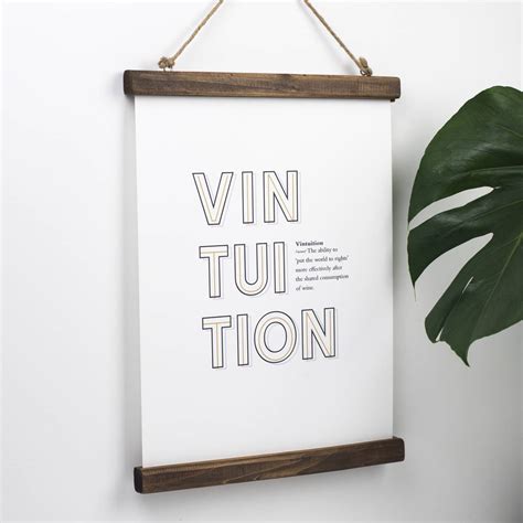 Witty Wine Definition Print By Bespoke Verse