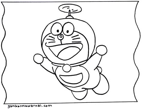 Gambar Mewarnai Doraemon Mewarnai Gambar Doraemon 6 Doraemon Gambar