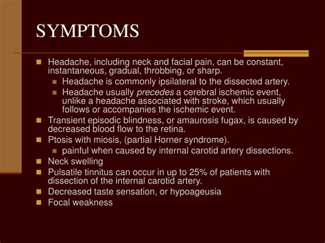 Ppt Carotid Dissection Powerpoint Presentation Free Download Id