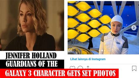 Jennifer Holland Guardians Of The Galaxy Character Gets Set Photos YouTube