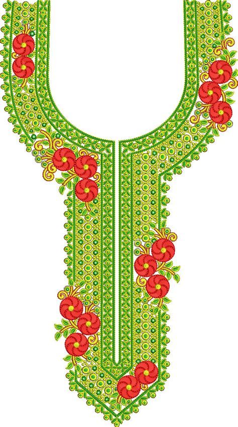Latest Neck Free Design New Neck For Embroidery 39