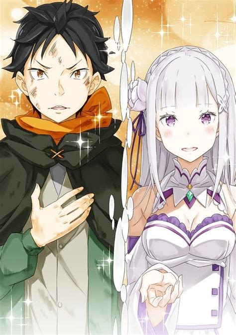 Subaru X Emilia Re Zero Desenhos Anime