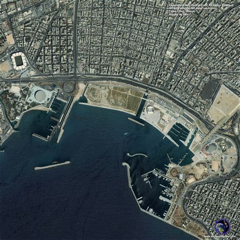 Ikonos Satellite Image Athens Greece Satellite Imaging Corp