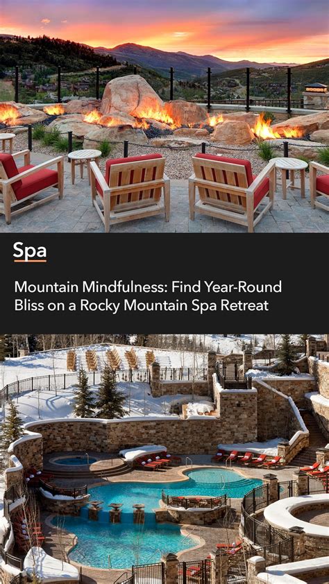 Indulge In A Rocky Mountain Spa Break Marriott Bonvoy Traveler Spa