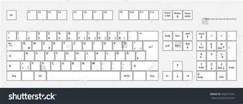 64 German Keyboard Layout 图片、库存照片和矢量图 Shutterstock