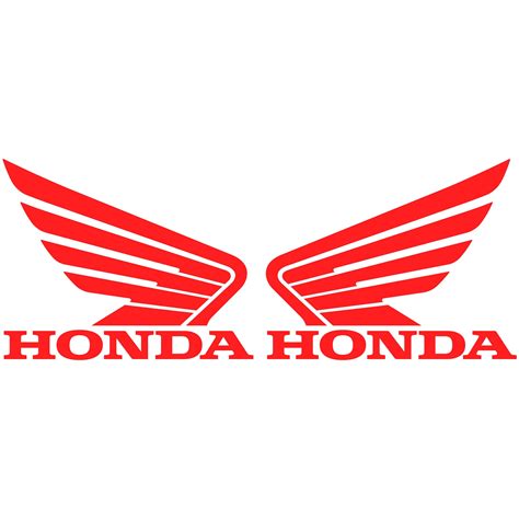 Honda Wing Logo Vinyl Decal Car Window Bumper Sticker Race Etsy