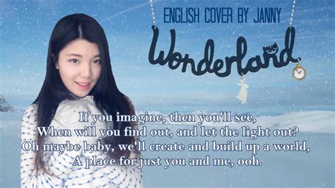 ️ Jessica 제시카 Wonderland English Cover By Janny Youtube