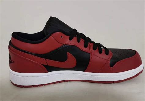 First Look At The Air Jordan 1 Low Varsity Red •