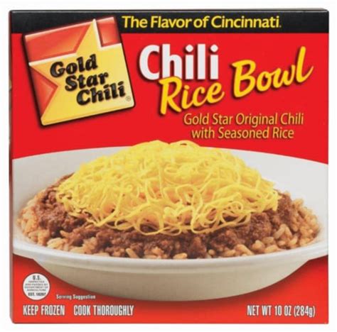 Gold Star Chili Rice Bowl 10 Oz Foods Co