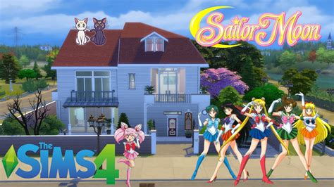 Usagi Tsukinos House Sailor Moon Stop Motion Build The Sims 4