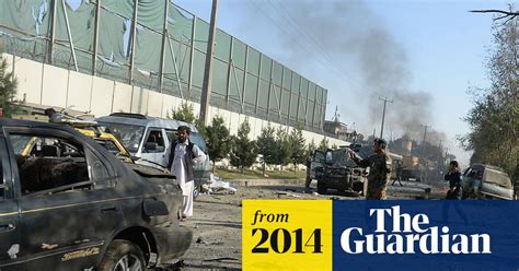 Kabul Blast Hits Foreign Military Convoy Afghanistan The Guardian