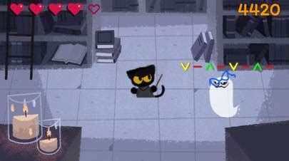 Google doodle cat wizard game. Happy Halloween Google Doodle turns Momo the cat into a ...