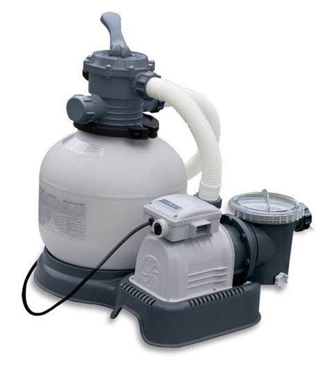 Intex Krystal Clear Above Ground Pool Sand Filter Pump And