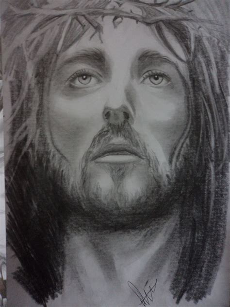 Dibujo Lapiz Cristo Jesús Urema Nacor