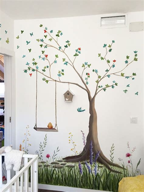 Habitacion Infantil Arbol Kids Room Murals Wall Painting Decor Diy
