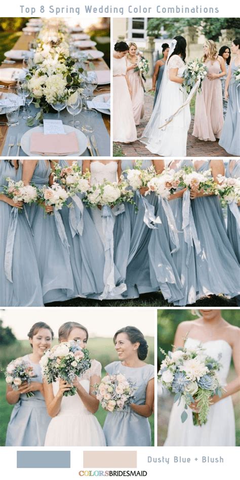 Top 8 Spring Wedding Color Palettes For 2019 Santorini