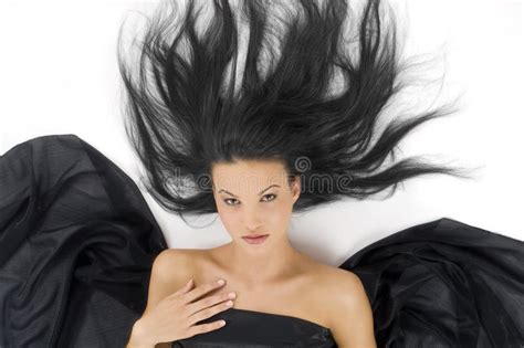 Angel With Black Hair Stock Image Image Of Hair Healthy