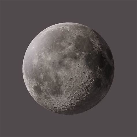 3d Model Moon With Nasa Textures Vr Ar Low Poly Cgtrader