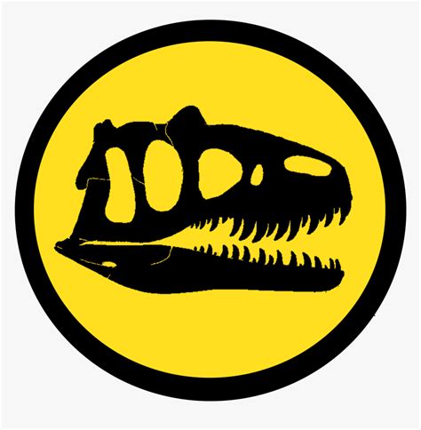 Allosaurus Jurassic Park Logo Jurassic Park Dinosaur Logos Hd Png Download Kindpng