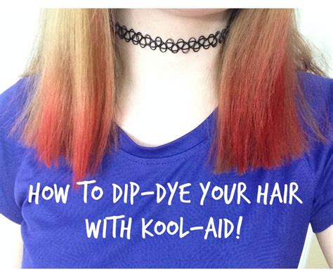 How To Dip Dye Your Hair With Kool Aid 5 Steps With Pictures Instructables