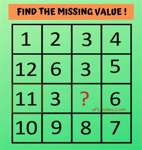 Pin By Vpuzzles On Puzzle Maths Puzzles Math Missing Numbers