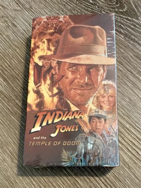 Indiana Jones And The Temple Of Doom Vhs New Sealed Paramount Watermark Picclick
