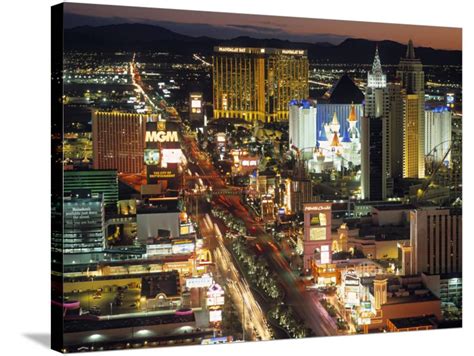 Turn your home, office, or studio into an art gallery, minus the snooty factor. The Strip, Las Vegas, Nevada, USA Gallery-Wrapped Canvas ...