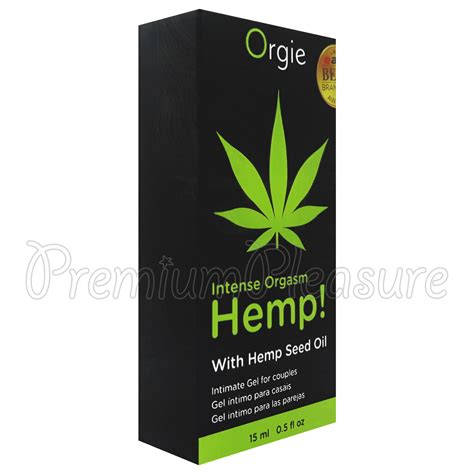 Orgie Intense Orgasm Hemp Lube With Hemp Seed Oil For Couples