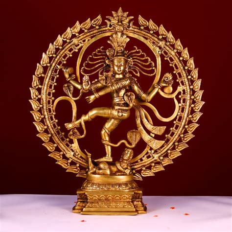 Buy This 2 Feet Brass Super Fine Nataraja Idol Devsabha