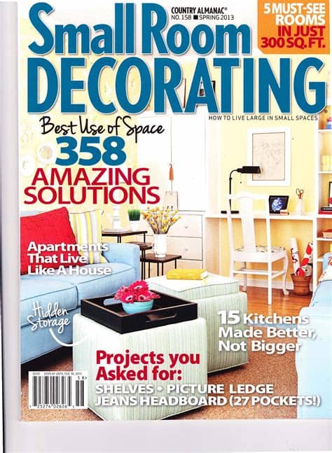 Find the top 100 most popular items in amazon magazines best sellers. EMI Interior Design, Inc: Small Room Decorating Magazine 2013