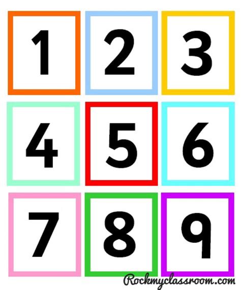 Free Download Numicon Colour Coded Number Cards Early Years Maths