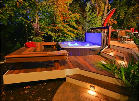 Top 10 Beautiful Backyard Designs Hot Tub Outdoor Hot Tub Backyard Hot Tub Deck
