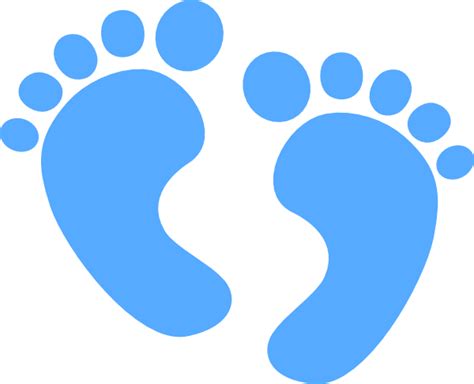 Blue Baby Feet Clipart Best