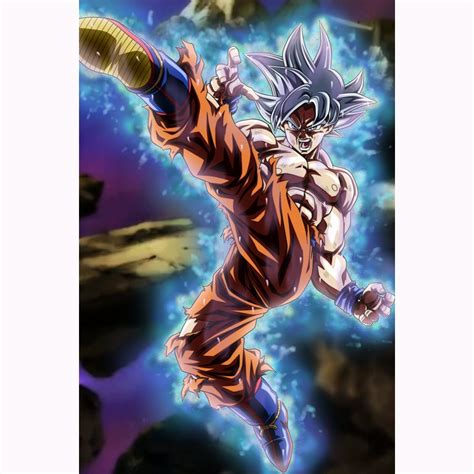 Dragon ball super tournament of power poster 48x32 anime goku 2018 print silk. FX231 Dragon Ball Super Goku Ultra Instinct Mastered ...