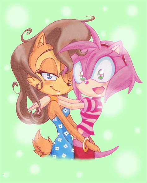 Sonic And Amy And Shadow And Sally