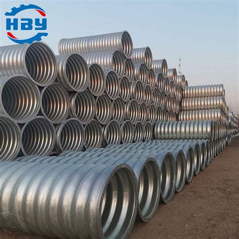 10000mm Metal Corrugated Culvert Pipe For Tunnel Good Price China